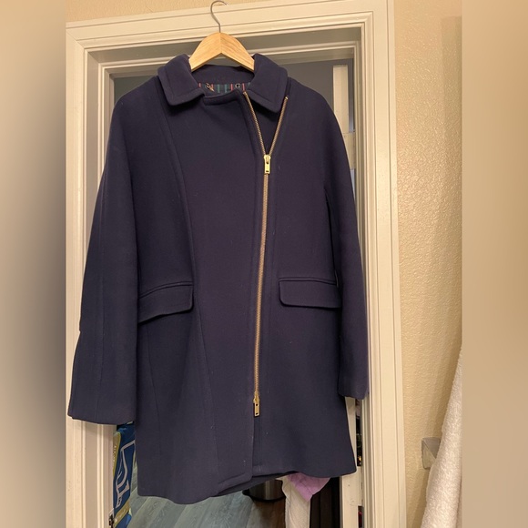 JCrew Cocoon coat in Italian stadium-cloth wool blend - Picture 1 of 6